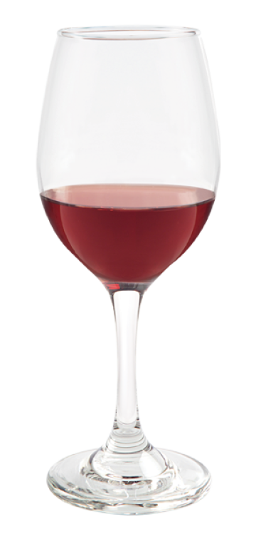 Set 24 pahare sticla pentru vin rosu Cristar 298ml de la Kalina Textile SRL