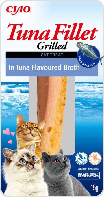 Hrana umeda Churu Grilled Ton Fillet In Flavored Broth 25g de la Club4Paws Srl