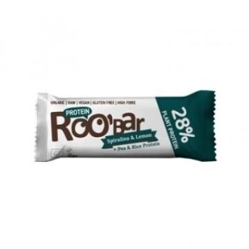 Baton proteic spirulina lamaie raw eco 40g Roobar de la Supermarket Pentru Tine Srl