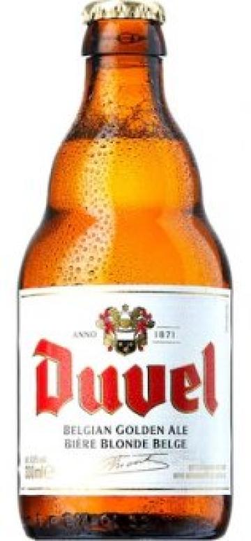 Bere blonda Duvel Ale 0.33l, alc. 8.5% vol. de la Supermarket Pentru Tine Srl