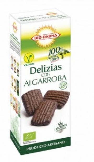 Biscuiti din ovaz cu carob bio 125g Bio Darma