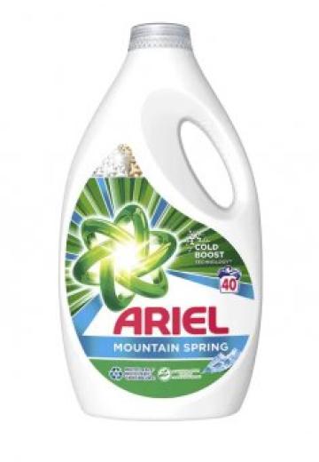 Detergent lichid Ariel Mountain Spring 2,2litri, 40 spalari de la Supermarket Pentru Tine Srl