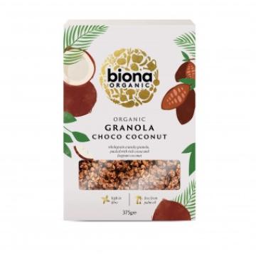 Granola cu ciocolata si cocos bio 375g Biona de la Supermarket Pentru Tine Srl