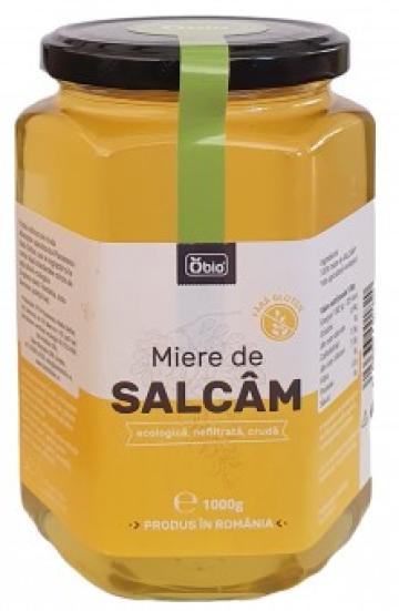 Miere de salcam bio, cruda, nefiltrata, 1000g Obio