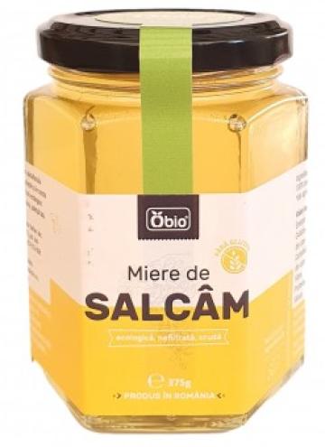 Miere de salcam bio, cruda, nefiltrata, 375g Obio de la Supermarket Pentru Tine Srl