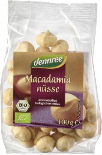 Nuci macadamia bio 100g Dennree