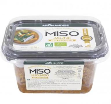 Pasta miso galbena nepasteurizata bio, 270g, Aromandise