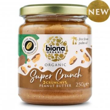 Crema de arahide super crunchy hi-oleic bio 250g Biona de la Supermarket Pentru Tine Srl