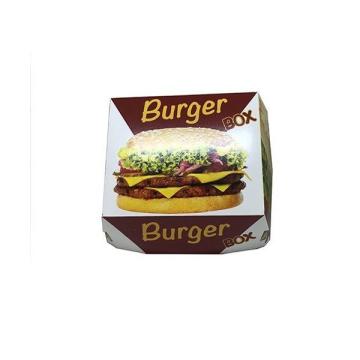 Cutii de burger, carton personalizat, 15x15x8cm (600buc) de la Practic Online Packaging Srl