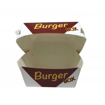 Cutii de burger, carton personalizat, 18x18x8cm (450buc) de la Practic Online Packaging Srl