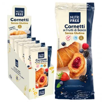 Croisant fara gluten umplutura de fructe de padure Cornetti de la Naturking Srl