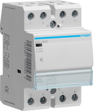 Contactor silentios Hager 63A, 4ND, 230V, ESC463S