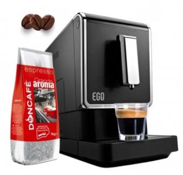 Abonament cafea boabe Doncafe Grande Aroma + espressor de la Supermarket Pentru Tine Srl