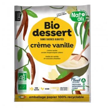 Desert crema cu vanilie, bio, 35g, Nat-ali de la Supermarket Pentru Tine Srl