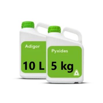 Erbicid complet porumb Pyxides (Pyxides 5 kg+Adigor 10 L)