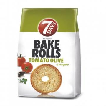 Rondele Bake Rolls Rosii, Masline, Oregano 80g