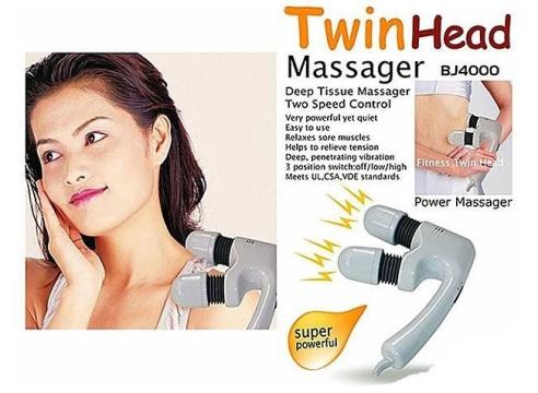 Aparat pentru masaj corporal cu 2 capete Twin Head Massager