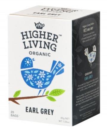 Ceai Earl Grey eco, 20 plicuri, Higher Living de la Supermarket Pentru Tine Srl