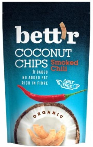 Chips de cocos cu chilli eco 70g Bettr