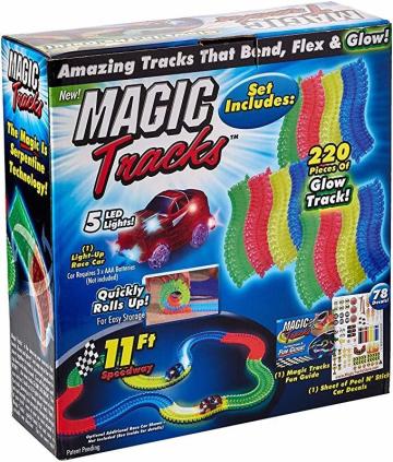 Jucarie Pista flexibila curse masinute Magic Tracks 220piese