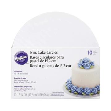 Set disc rotund, 15 cm, 10 buc. - Wilton