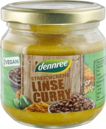 Crema tartinabila cu linte si curry bio 180g Dennree de la Supermarket Pentru Tine Srl