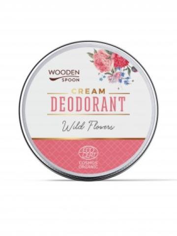 Deodorant crema Wild Flowers, bio, 60ml, Wooden Spoon de la Supermarket Pentru Tine Srl