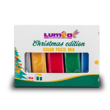 Set fondant Craciun mix, 100g x 5 buc. - Lumea