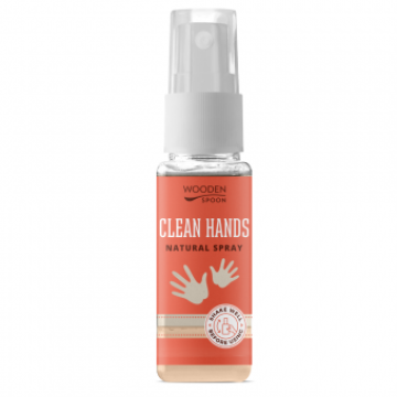 Igienizant de maini, de buzunar, natural, 50ml, Wooden Spoon