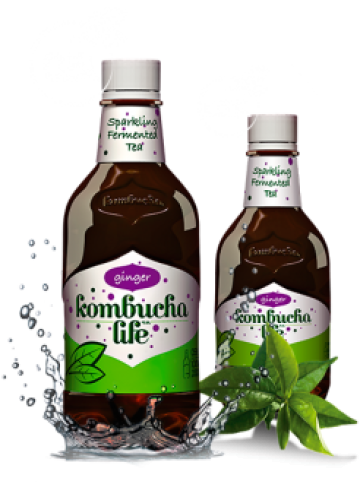 Bautura Kombucha Life cu ghimbir 500ml de la Supermarket Pentru Tine Srl