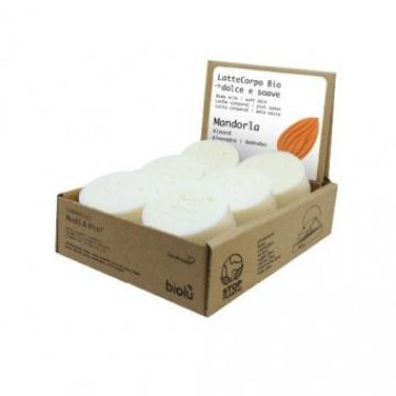 Lotiune de corp solida cu migdale bio 12 buc x 55g Biolu de la Supermarket Pentru Tine Srl