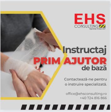 Curs prim ajutor de baza, servicii SSM SU de la Ehs Consulting