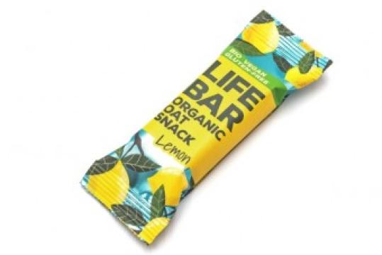 Baton de ovaz cu lamaie fara gluten bio Lifebar 40g