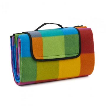 Patura picnic fleece 130x150 cm rainbow