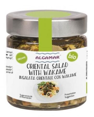 Salata orientala cu alge wakame eco 180g Algamar