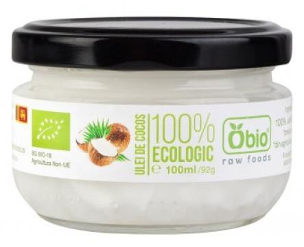 Ulei de cocos virgin raw bio 100ml Obio de la Supermarket Pentru Tine Srl