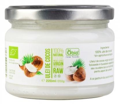 Ulei de cocos virgin raw bio 220ml Obio de la Supermarket Pentru Tine Srl