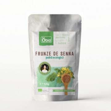 Frunze de Senna pudra bio, 125g, Obio de la Supermarket Pentru Tine Srl