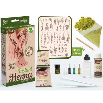 Set tatuaj pentru maini si picioare henna instant de la Rykdom Trade Srl