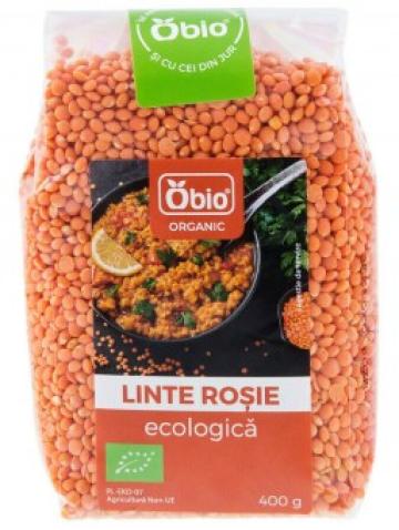 Linte rosie bio 400g Obio de la Supermarket Pentru Tine Srl