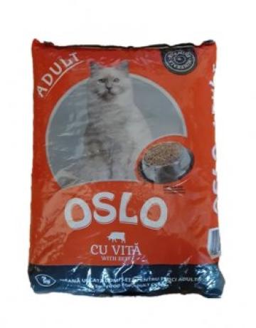 Hrana uscata pisici cu vita Oslo 2 kg