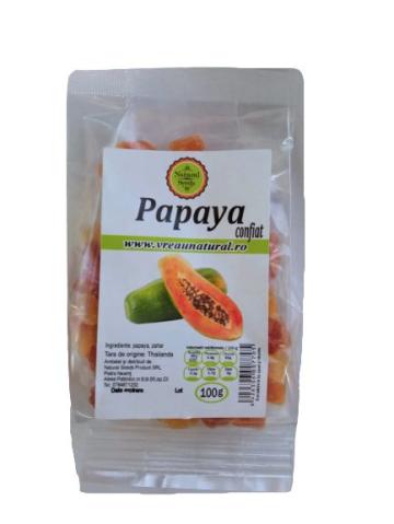 Papaya confiat 100gr, Natural Seeds Product de la Natural Seeds Product SRL