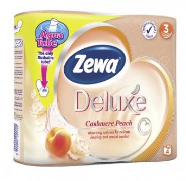 Hartie igienica Zewa Deluxe Cashmere Peach 3 straturi 4 role