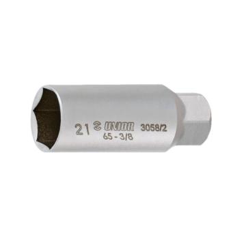 Cheie pentru bujii 3/8 cu perete subtire, dimensiune 21