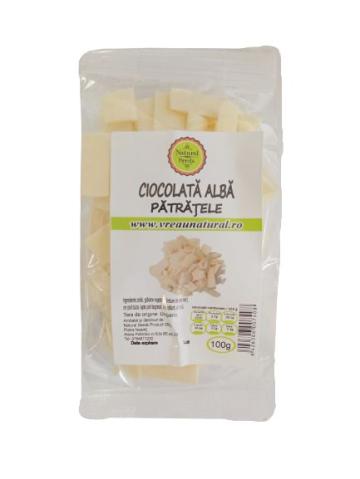 Ciocolata alba patratele 100gr, Natural Seeds Product de la Natural Seeds Product SRL