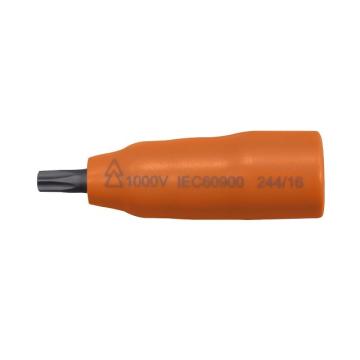 Cap cheie tubulara 1/4 izolat la 1000 V cu profil Torx, T40