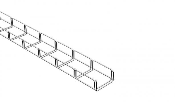 Canal cablu metalic 100x50mm din sarma mesh galvanizat lungi