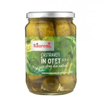 Castraveti in otet Raureni, 6-9cm, 720ml de la Supermarket Pentru Tine Srl