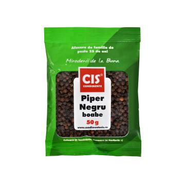 Piper negru boabe 50g de la Condimente Cis