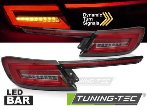 Stopuri LED Bar Tail Lights rosu alb SEQ Toyota GR86 de la Kit Xenon Tuning Srl